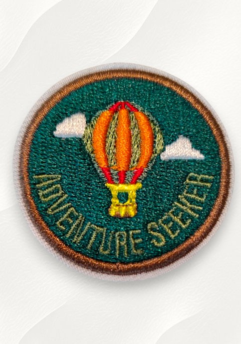 Бродиран пач за дрехи текстил и тениски - Tърсач на приключения