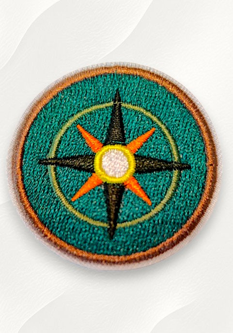 Бродиран пач за дрехи текстил и тениски -Компас