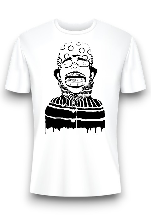 Риба бяла тениска