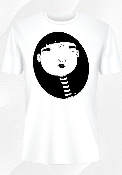 Третото око - бяла тениска Третото око - бяла тениска