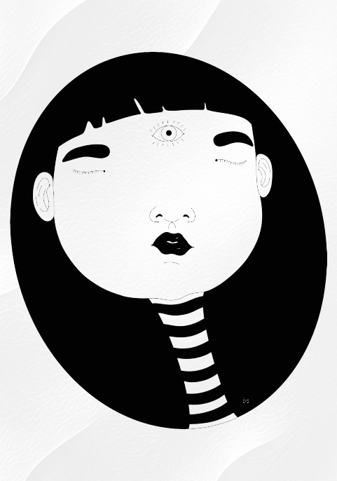 Третото око - бяла тениска Третото око - бяла тениска