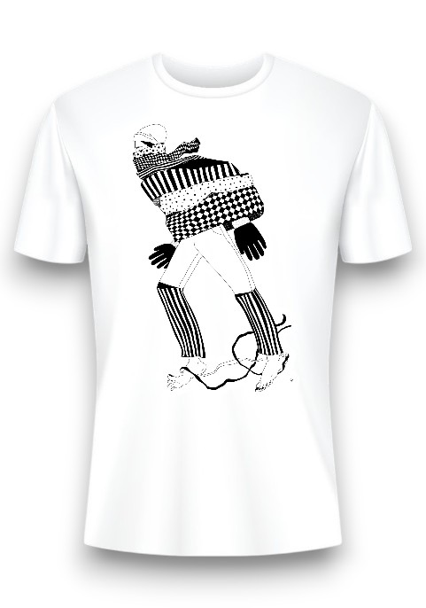 Глупака - бяла тениска Глупака - бяла тениска