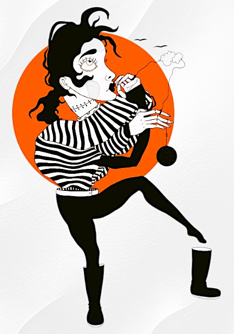 Гърлена чакра - бяла тениска