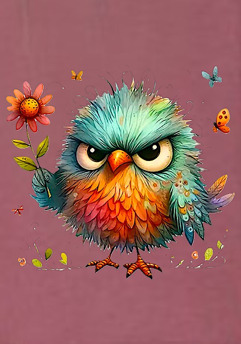 Суитшърт Зелена птичка Суитшърт Зелена птичка