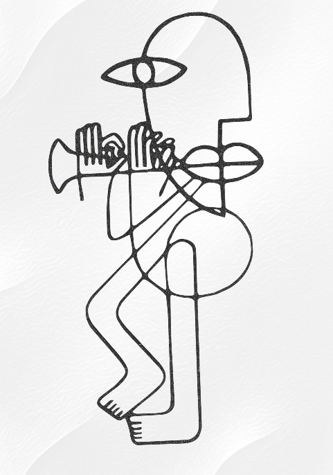 Суитшърт с цип - Тромпетист