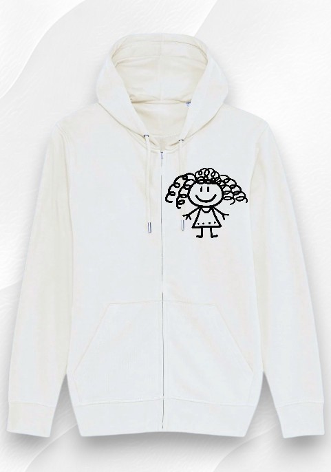 Суитшърт с цип - Къдрево момиче