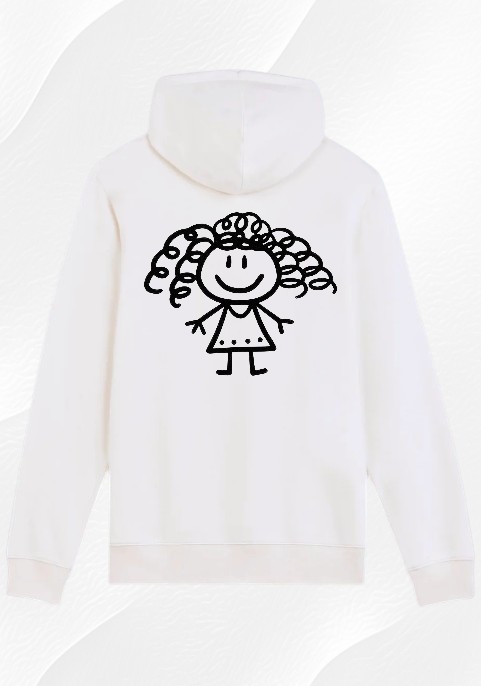 Суитшърт с цип - Къдрево момиче