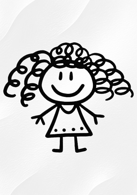 Суитшърт с цип - Къдрево момиче