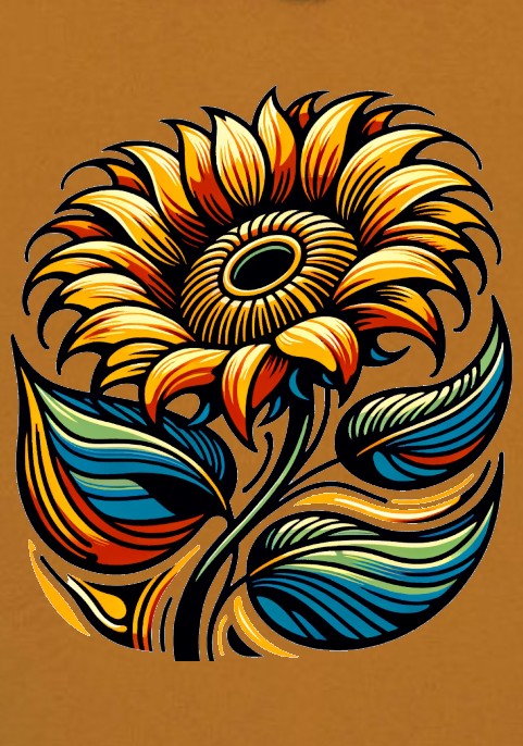 Суитшърт Охра - Слънчоглед 1