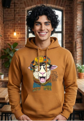 Суитшърт Охра - Агне с шал