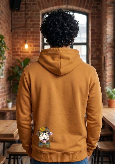 Суитшърт Охра - Агне с шал