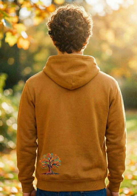 Суитшърт Охра " Дървото на живота"