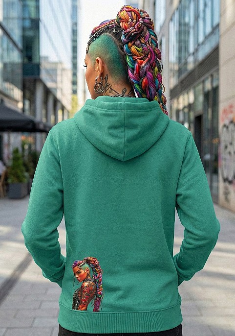 Суитшърт Мента "Яката мацка "