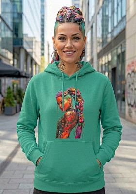 Суитшърт Мента "Яката мацка "