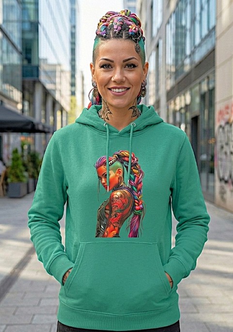 Суитшърт Мента "Яката мацка "