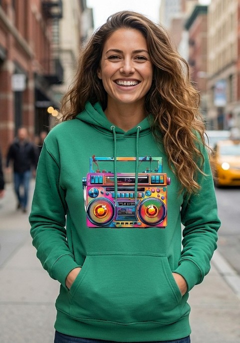 Суитшърт Мента "Касетофон "