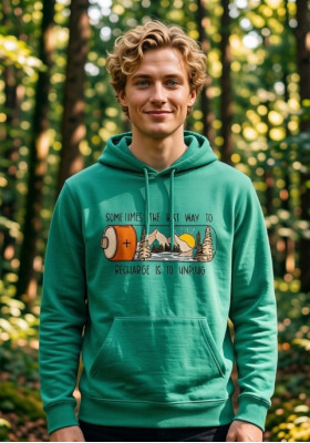 Суитшърт Мента "Батерия"