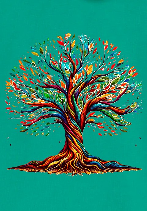 Суитшърт Мента "Дървото на живота"