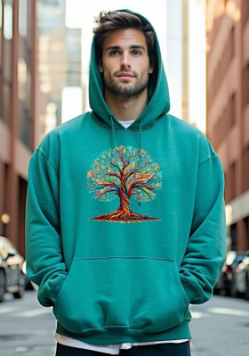 Суитшърт Мента "Дървото на живота"