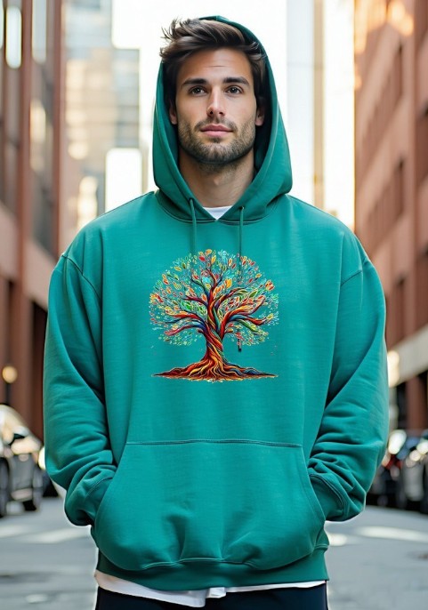 Суитшърт Мента "Дървото на живота"