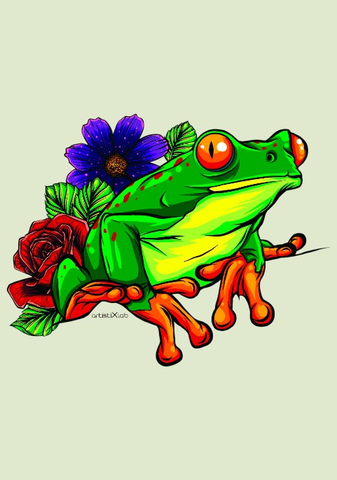 Суитшърт Стийм грийн "Жабка с цветя" Суитшърт Стийм грийн "Жабка с цветя"