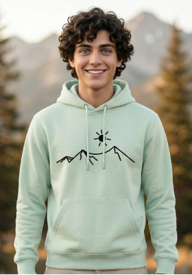 Суитшърт Стийм грийн  "Планинка 1"