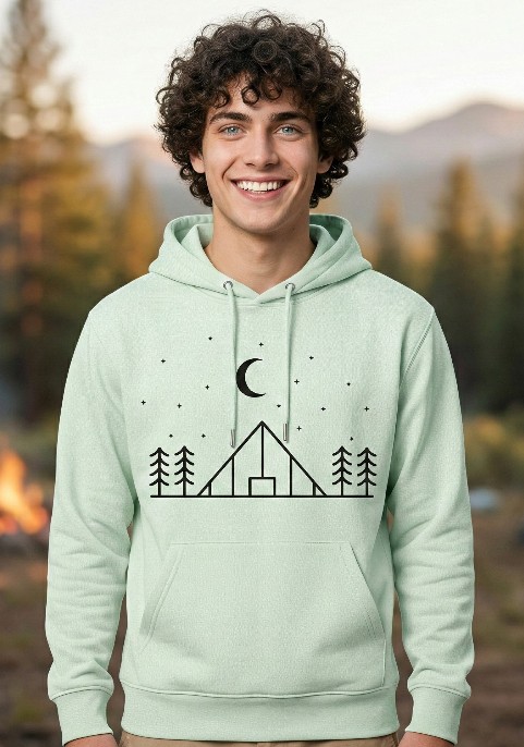 Суитшърт Стийм грийн  "Планинка 4"