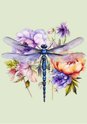 Суитшърт Стийм грийн  "Морско конче"