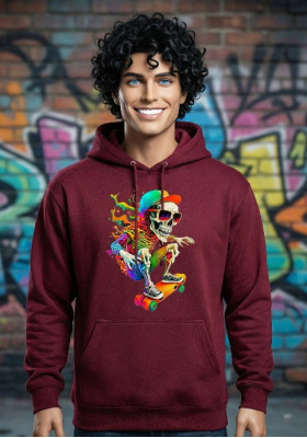 Суитшърт с цип "Скейтър"