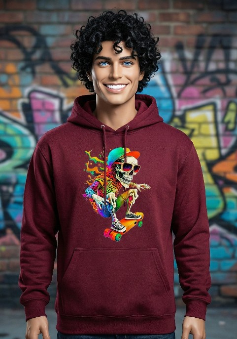 Суитшърт с цип "Скейтър" Суитшърт с цип "Скейтър"