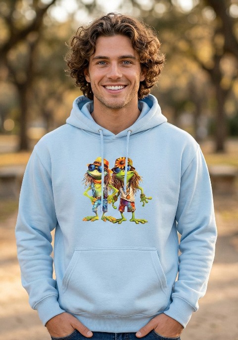 Суитшърт Две жаби Хипета