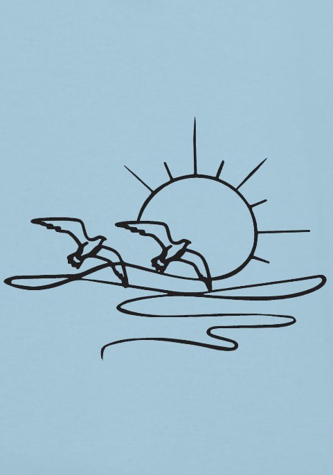 Суитшърт Слънце с птичка