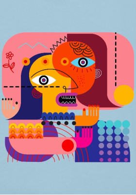 Суитшърт Абстракт 3