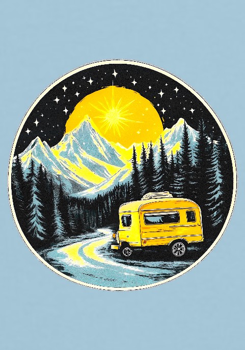 Суитшърт Жълта каравана