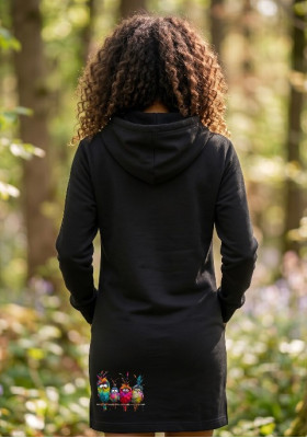 Суитшърт черен  с мишка